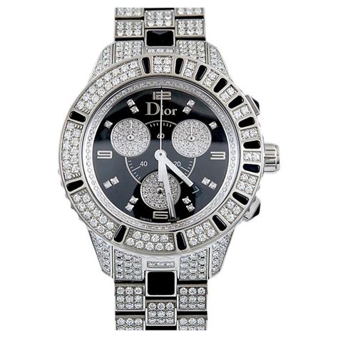 mens diamond dior watch|Dior watches for men.